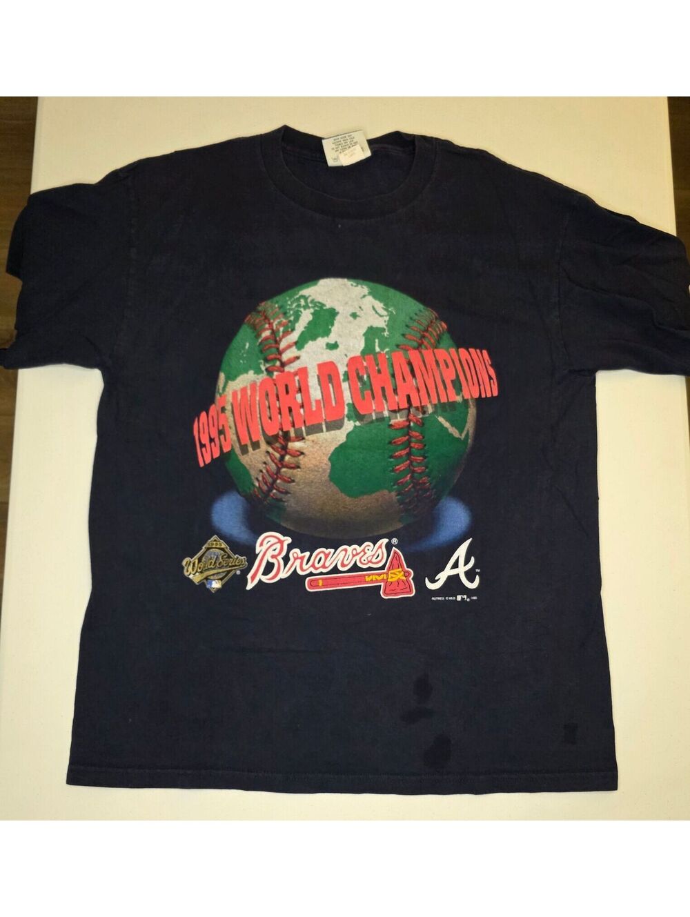1995 MLB Atlanta Braves World Champs Tee